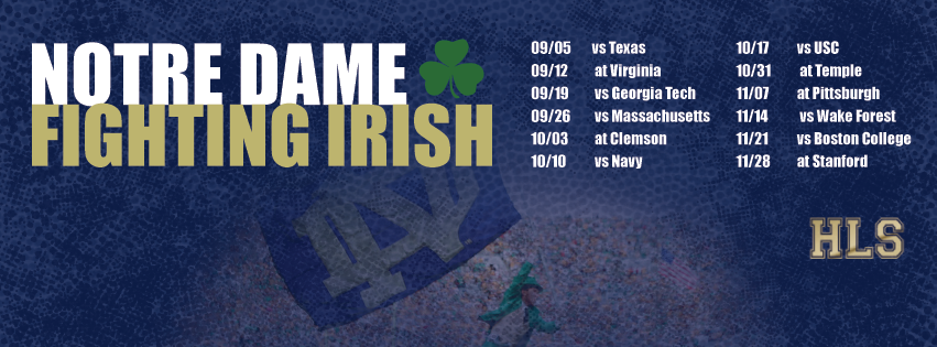 2015 Notre Dame Football Schedule - Her Loyal Sons