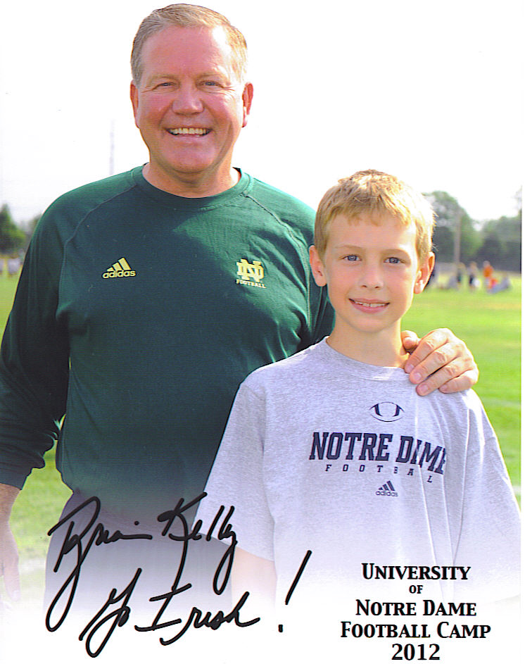 Thomas and Coach Kelly