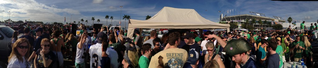 The Ship Tailgate Pano