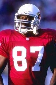 Oscar McBride, coming out of the tunnel, with the Arizona Cardinals