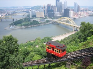 Duquesne Incline from the top [Photo: Plastikspork, June 2008]