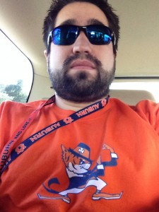 Irish fandom doesn't disappear when wearing orange.
