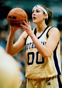 Ruth Riley, National Championship Game 2001 [Photo from RuthRiley.com]