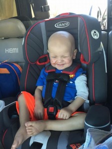 Aven, smiling and happy despite the battle he must fight.