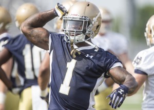 The five-star gun show won't appear until the season is well under way. (AP Photo/South Bend Tribune, Robert Franklin)