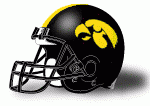 Iowa football helmet