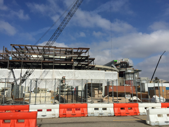 ND Stadium Construction, 2/22/2016. Photos by Lisa Kelly
