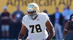 Notre Dame offensive lineman Ronnie Stanley (78) in the first half during an NCAA football game against Arizona State, Nov. 8, 2014, in Tempe, Arizona. (Rick Scuteri/AP Images)